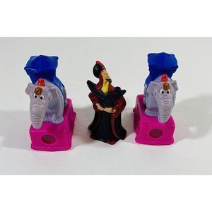 Aladdin Movie Kids Meal Toys Lot Of 3 Elephant Viewfinder Jafar Arabian 1995